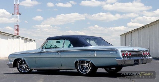 1962 Blue Chevrolet Impala Convertible