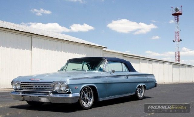 1962 Blue Chevrolet Impala Convertible
