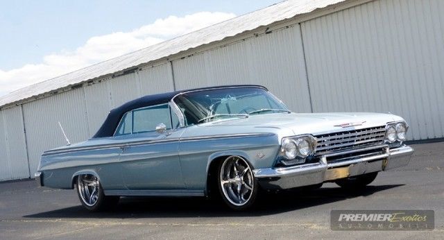 1962 Blue Chevrolet Impala Convertible