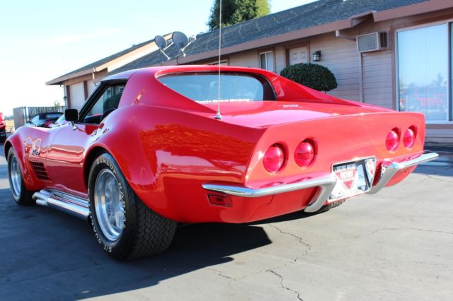 1972 Red Chevrolet Corvette Coupe