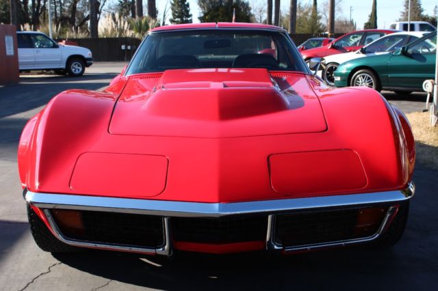 1972 Red Chevrolet Corvette Coupe