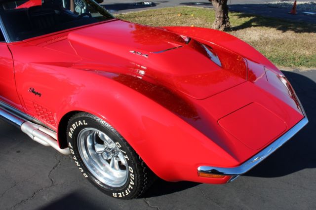 1972 Red Chevrolet Corvette Coupe