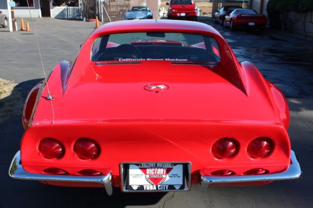 1972 Red Chevrolet Corvette Coupe