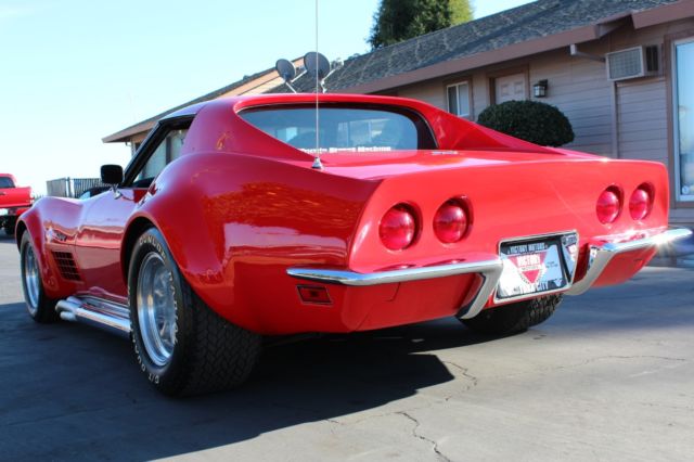 1972 Red Chevrolet Corvette Coupe