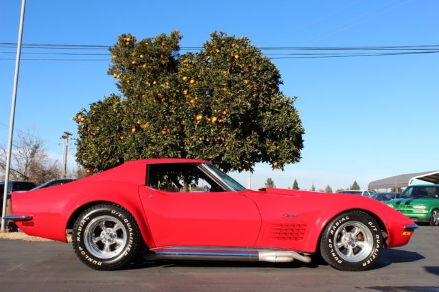 1972 Red Chevrolet Corvette Coupe