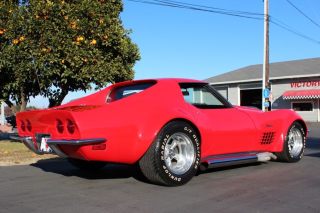 1972 Red Chevrolet Corvette Coupe
