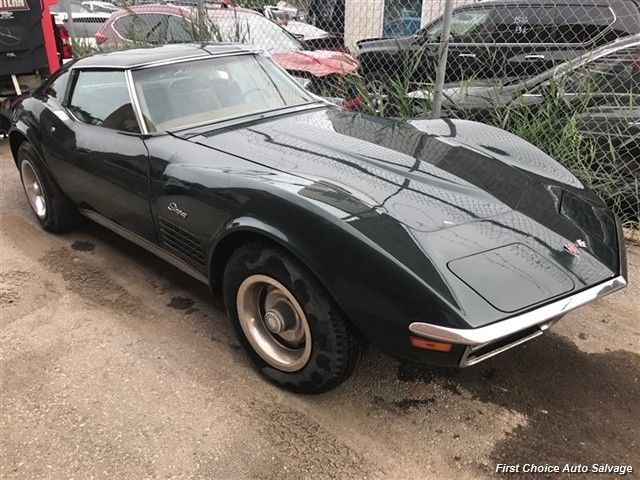 1971 Green Chevrolet Corvette Coupe