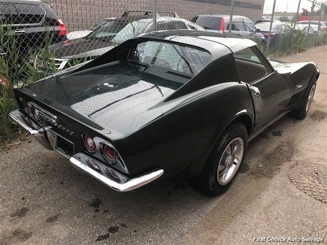 1971 Green Chevrolet Corvette Coupe