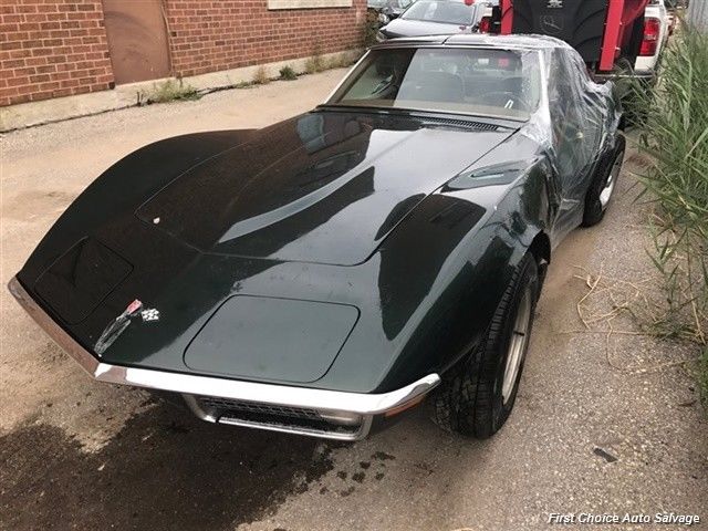 1971 Green Chevrolet Corvette Coupe
