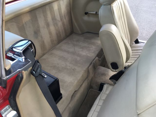 1988 Red Mercedes-Benz SL-Class Convertible