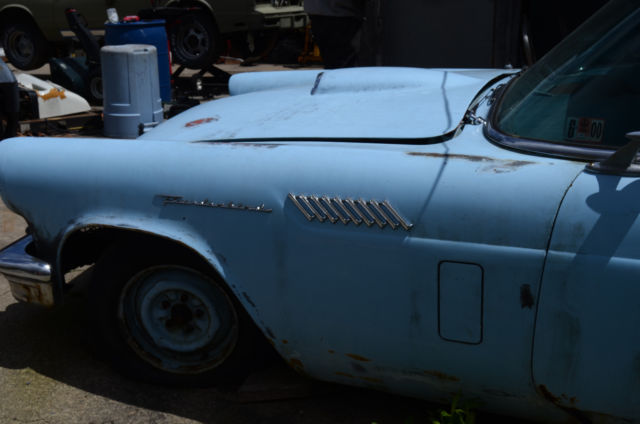1957 Gold Ford Thunderbird Convertible
