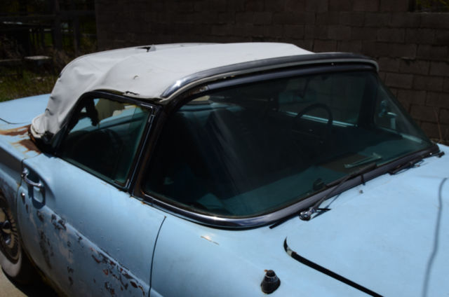 1957 Gold Ford Thunderbird Convertible