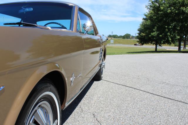1966 Gold Ford Mustang Coupe