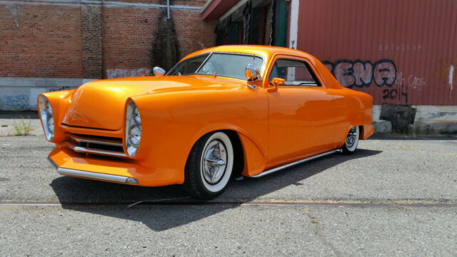 1949 Orange Ford Custom Business Coupe Coupe