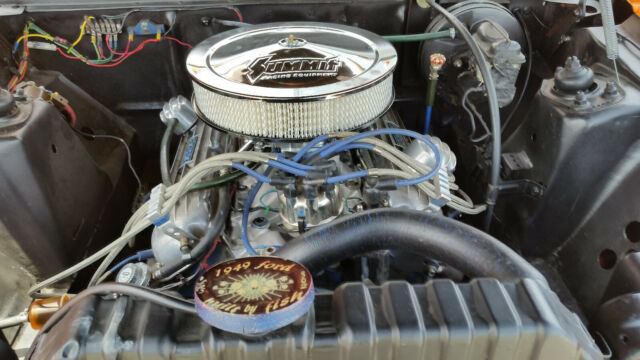 1949 Orange Ford Custom Business Coupe Coupe