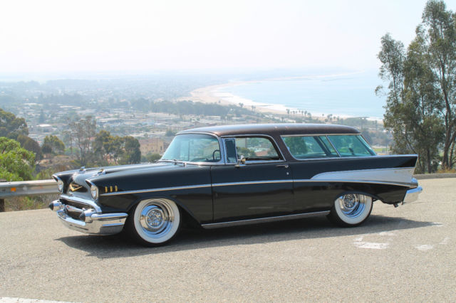 1957 Black Chevrolet Nomad Wagon