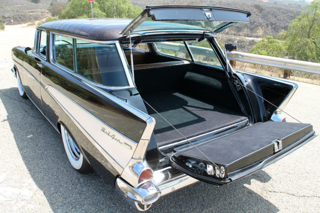 1957 Black Chevrolet Nomad Wagon