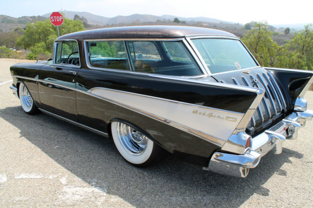 1957 Black Chevrolet Nomad Wagon