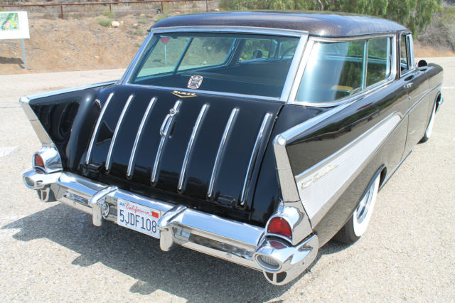 1957 Black Chevrolet Nomad Wagon