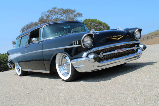 1957 Black Chevrolet Nomad Wagon