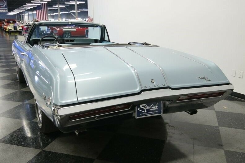 1968 Blue Buick Skylark Convertible