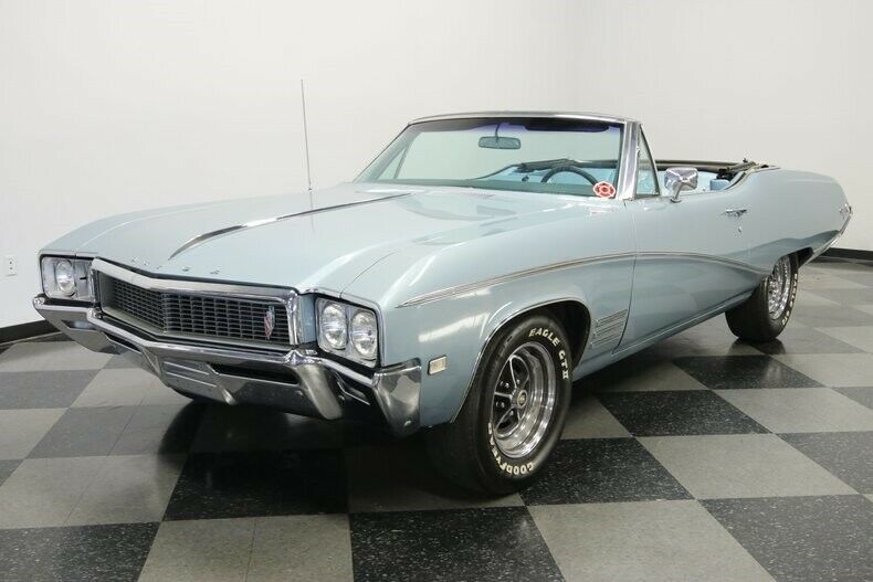 1968 Blue Buick Skylark Convertible