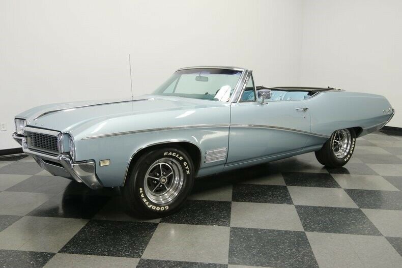 1968 Blue Buick Skylark Convertible