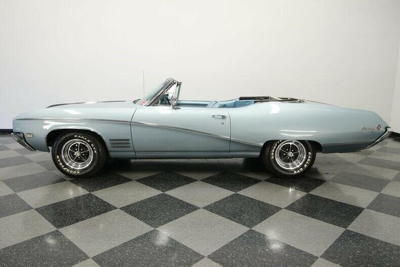 1968 Blue Buick Skylark Convertible