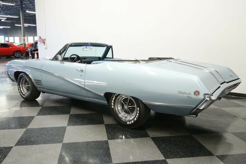 1968 Blue Buick Skylark Convertible