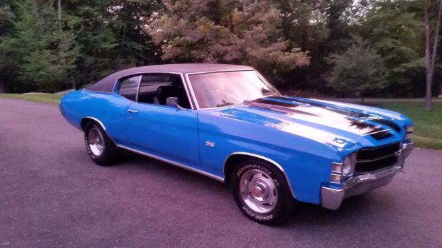 1971 Blue Chevrolet Chevelle Coupe