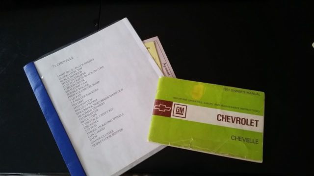 1971 Blue Chevrolet Chevelle Coupe