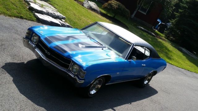 1971 Blue Chevrolet Chevelle Coupe