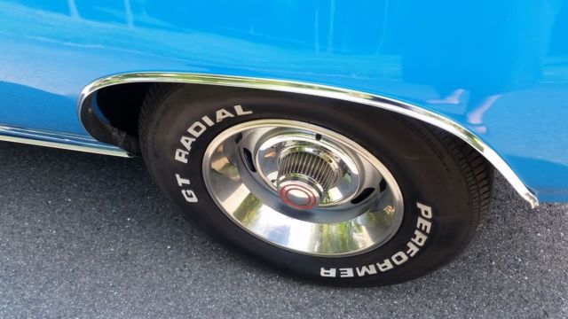 1971 Blue Chevrolet Chevelle Coupe