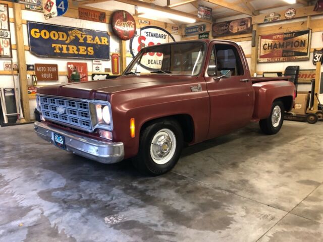 1978 Red Chevrolet C-10 Standard Cab Pickup