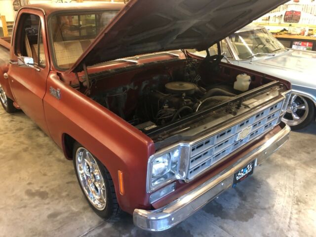 1978 Red Chevrolet C-10 Standard Cab Pickup