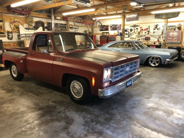 1978 Red Chevrolet C-10 Standard Cab Pickup