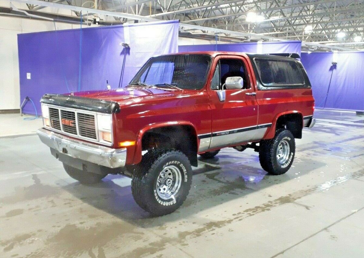 1983 Burgundy GMC Jimmy SUV