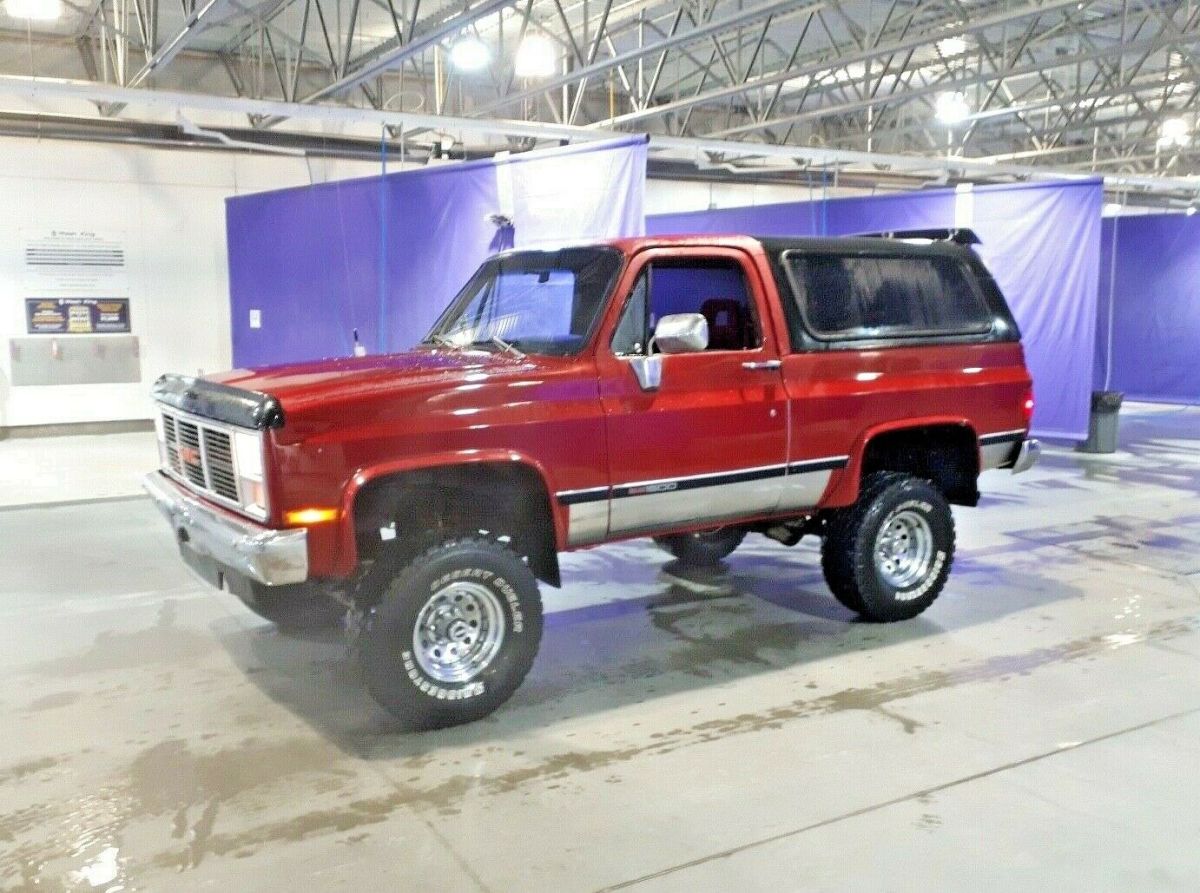 1983 Burgundy GMC Jimmy SUV