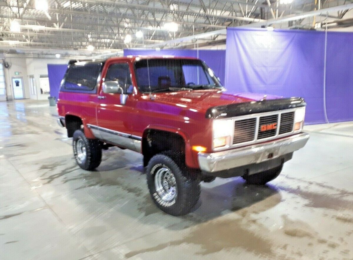 1983 Burgundy GMC Jimmy SUV