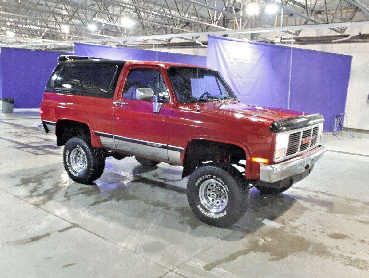 1983 Burgundy GMC Jimmy SUV
