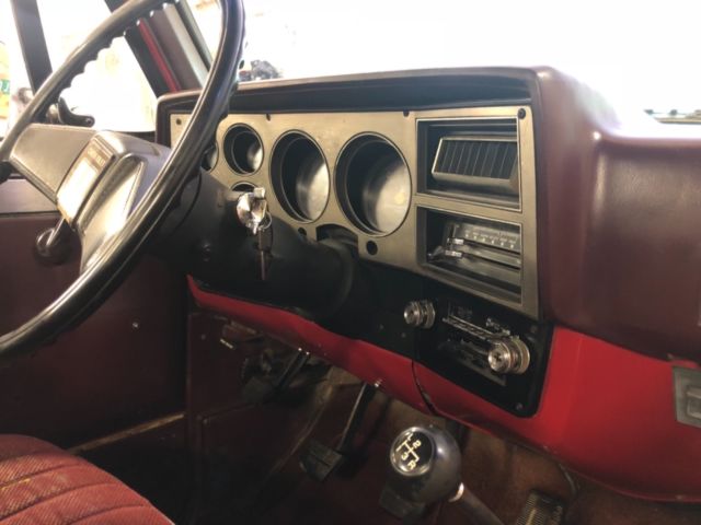 1987 Red Chevrolet C-10 Standard Cab Pickup