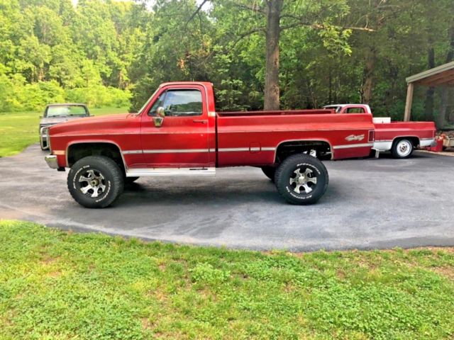 1987 Red Chevrolet C-10 Standard Cab Pickup