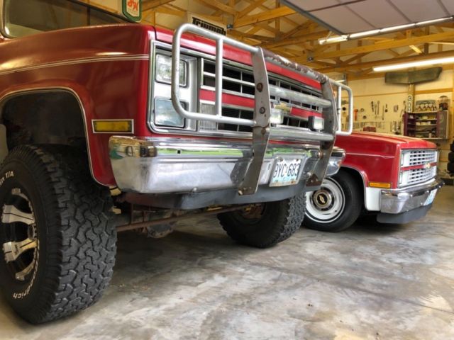 1987 Red Chevrolet C-10 Standard Cab Pickup