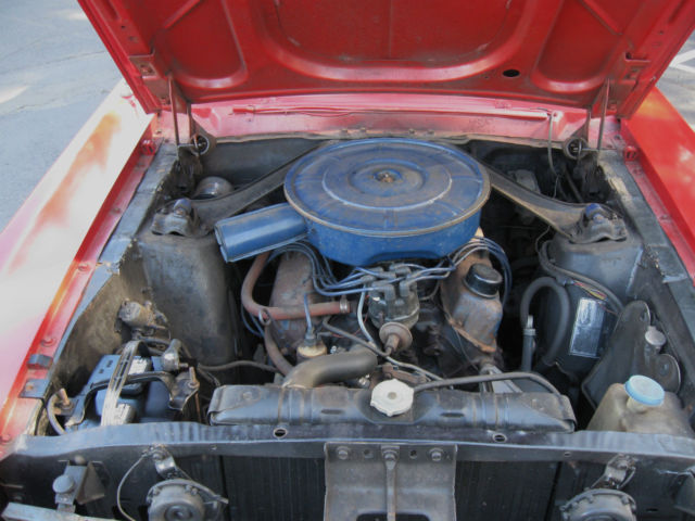 1967 Red Ford Mustang Fastback