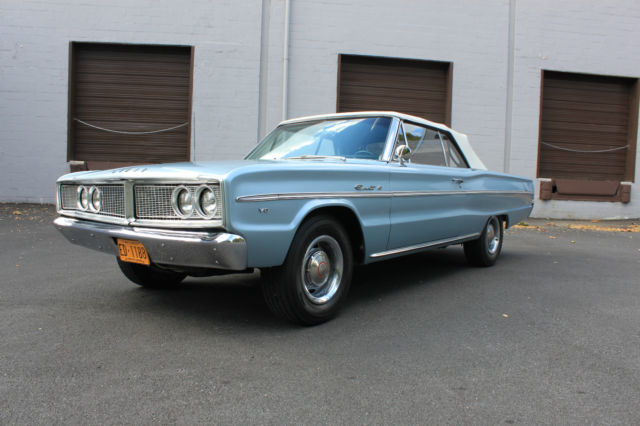 1966 Blue Dodge Coronet Convertible