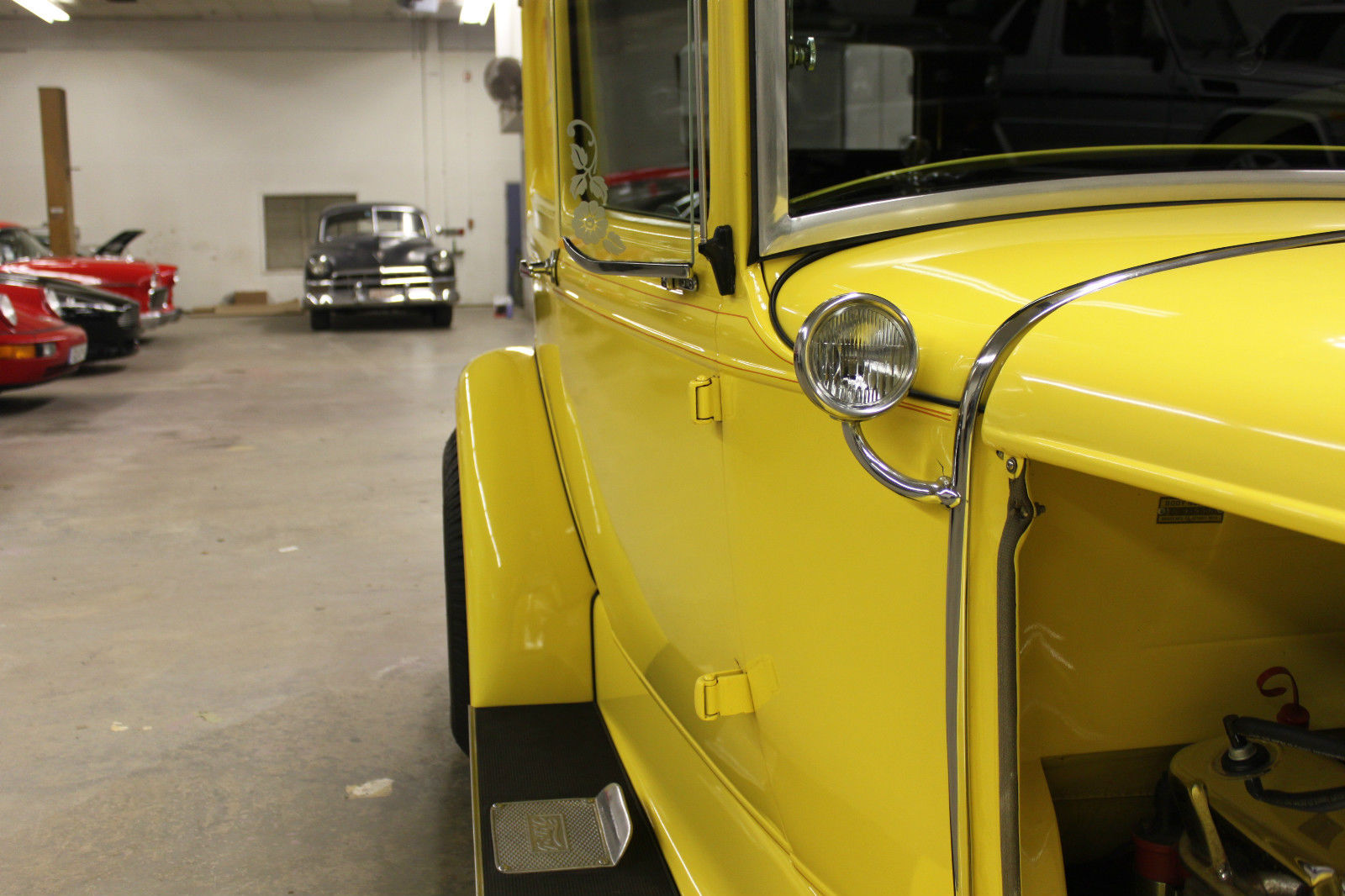 1931 Yellow Ford Model A Sedan