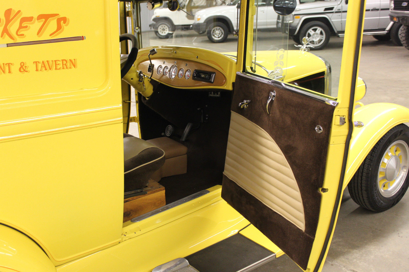 1931 Yellow Ford Model A Sedan