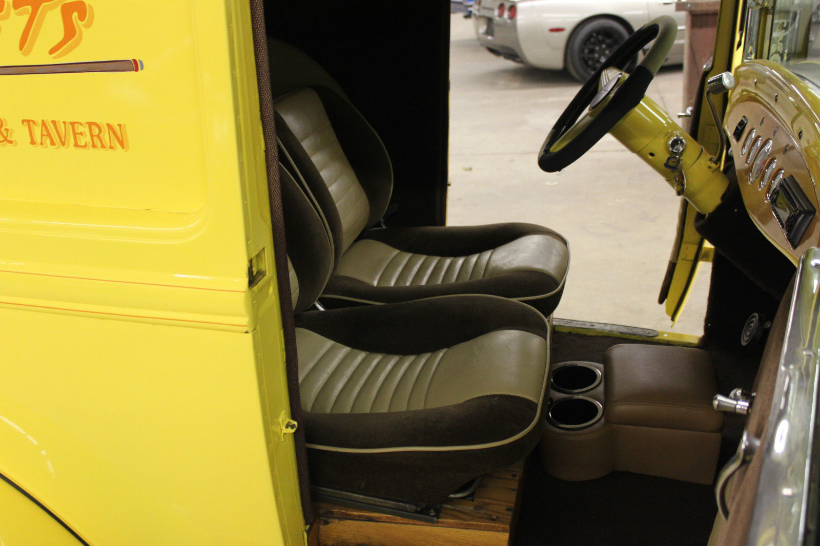 1931 Yellow Ford Model A Sedan