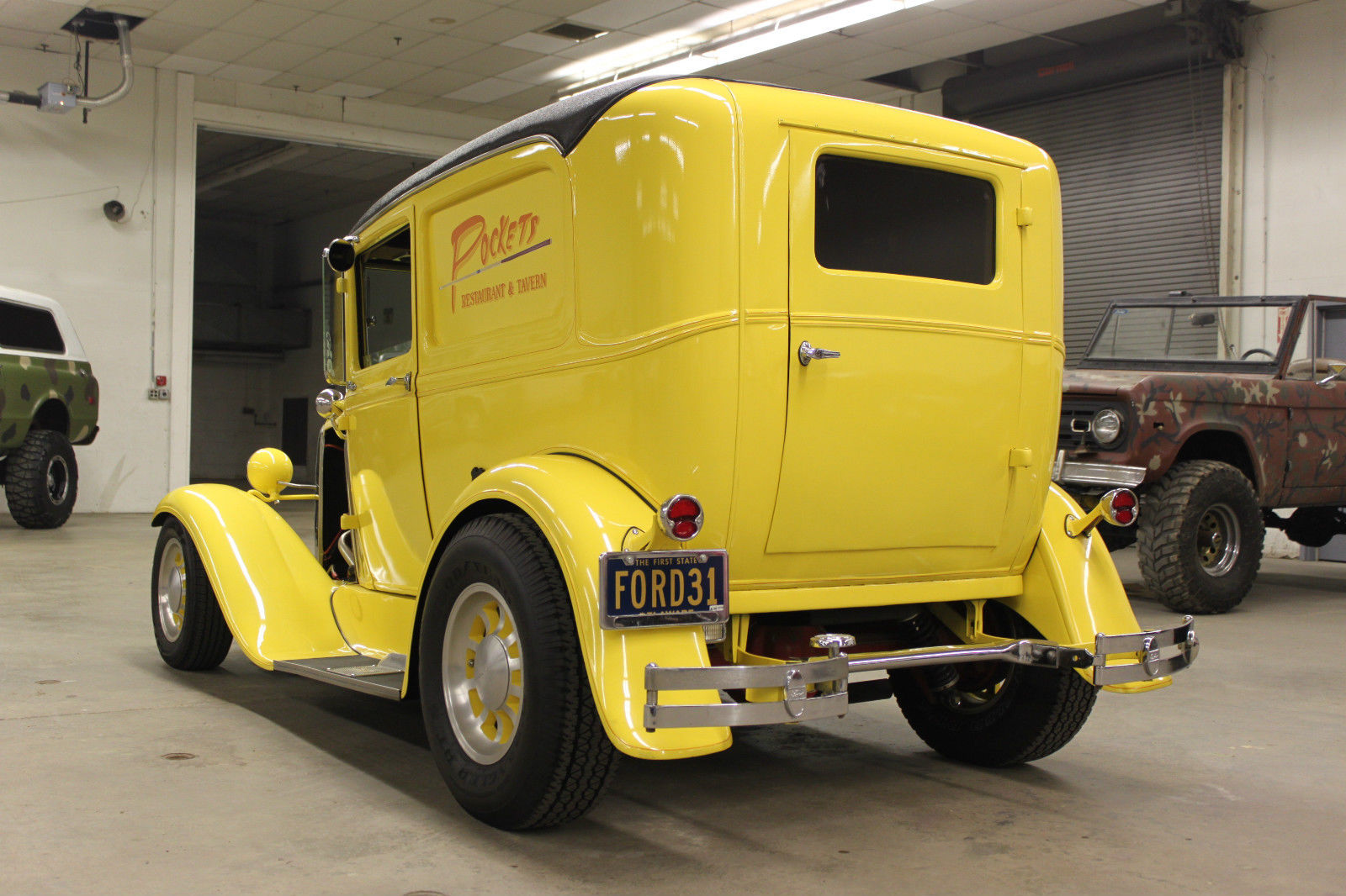 1931 Yellow Ford Model A Sedan