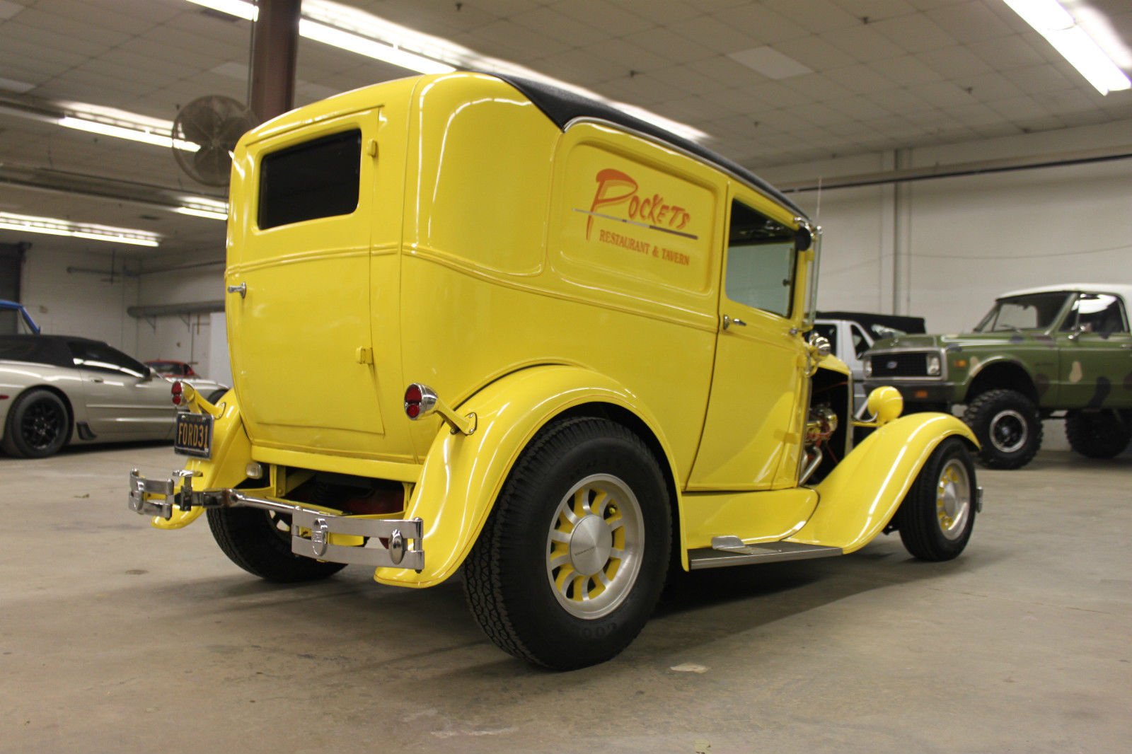 1931 Yellow Ford Model A Sedan